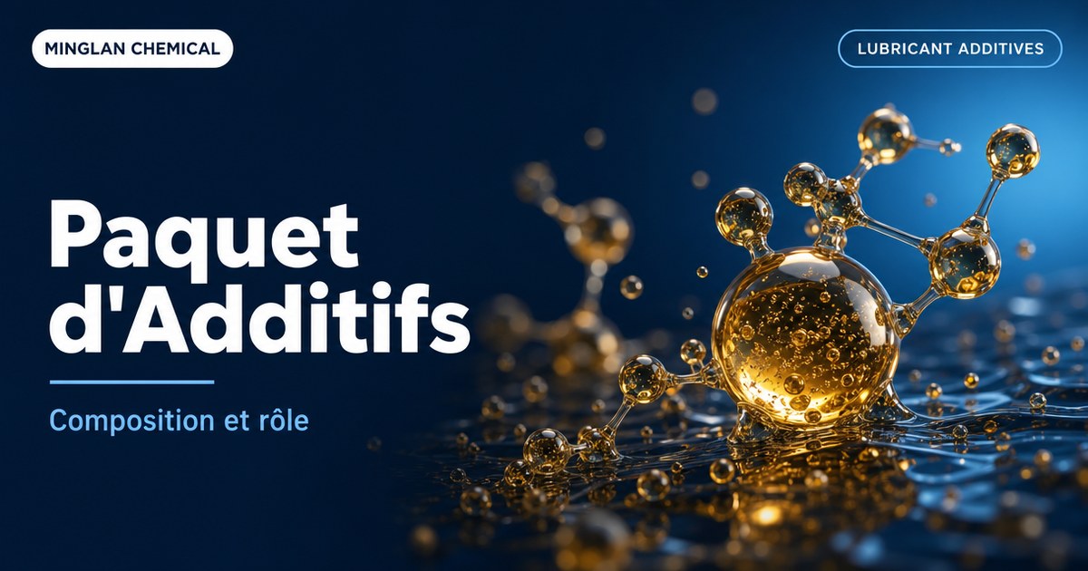 Paquet d&rsquo;additifs pour lubrifiants : composition et rôle