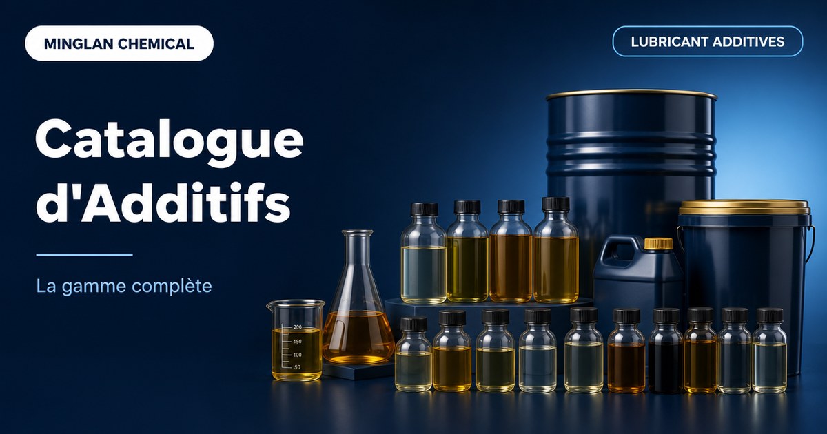 Catalogue d’additifs lubrifiants : la gamme complète
