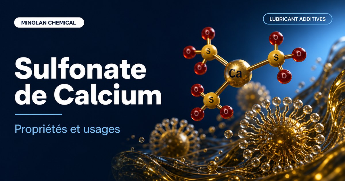 Sulfonate de calcium : propriétés et usages