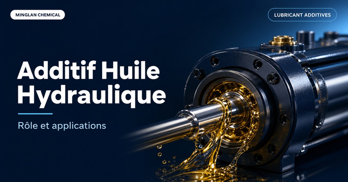 Additif pour huile hydraulique : rôle et applications