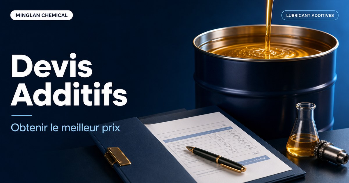 Devis additifs lubrifiants : obtenir le meilleur prix